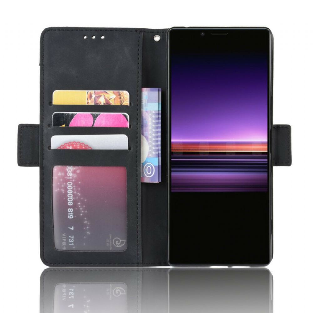 Flipové Pouzdro Na Sony Xperia 1 Vícenásobná Karta První Třídy