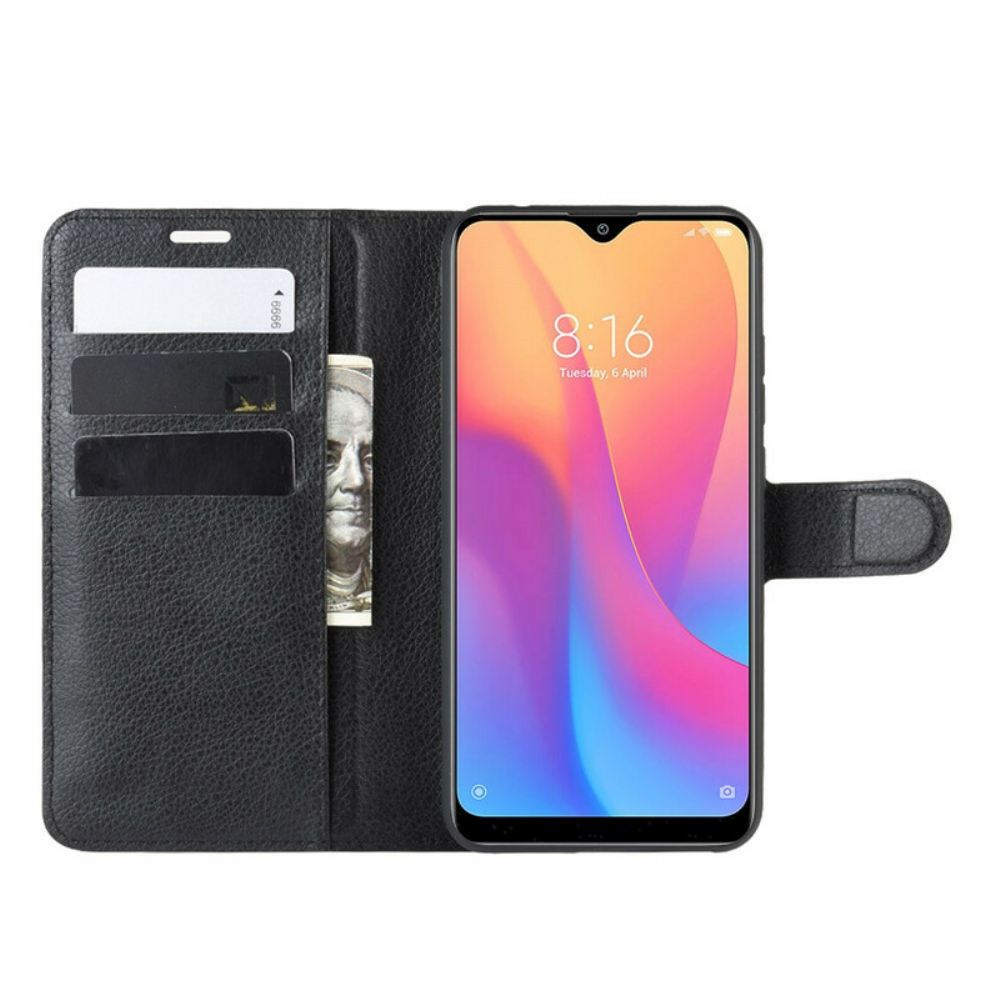 Flipové Pouzdro Na Xiaomi Redmi 8A Klasická Umělá Kůže