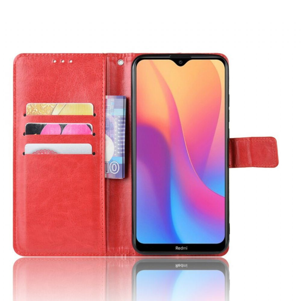 Flipové Pouzdro Na Xiaomi Redmi 8A Třpytivá Umělá Kůže