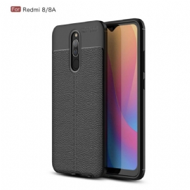 Kryt Na Xiaomi Redmi 8A Efekt Kůže Litchi S Dvojitou Linií