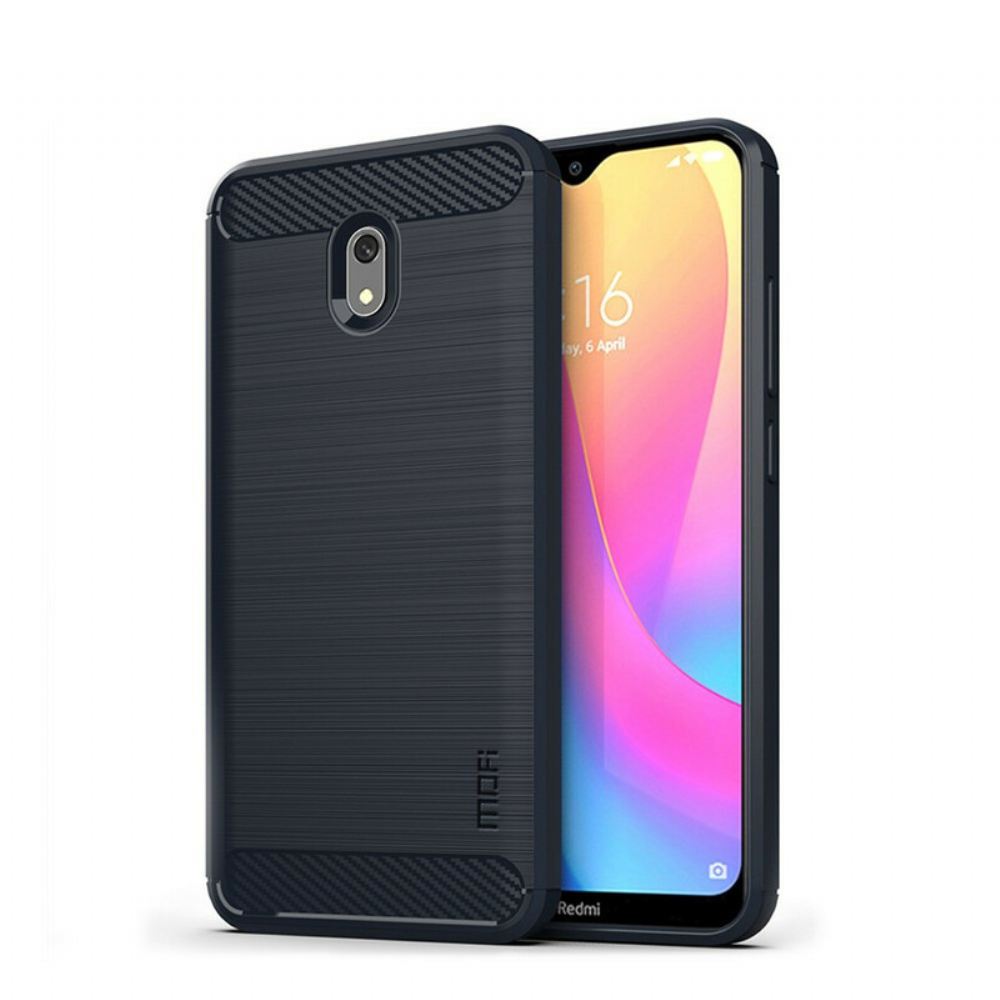 Kryt Na Xiaomi Redmi 8A Mofi Kartáčované Uhlíkové Vlákno