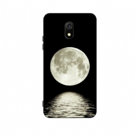 Kryt Na Xiaomi Redmi 8A Pružný Silikon Marine Moon