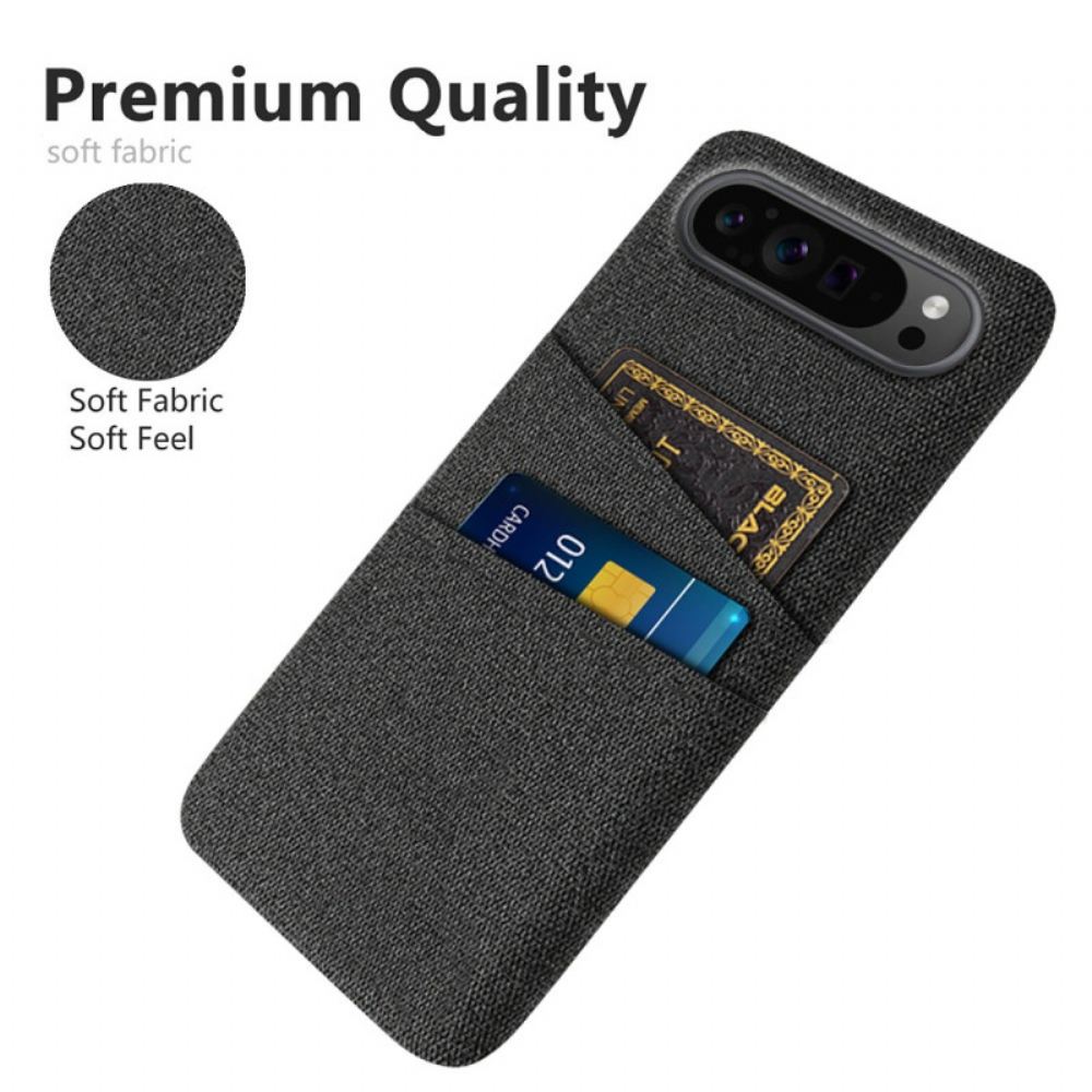 Kryt Na Google Pixel 9 Pro Xl Fabric Double Card Holder