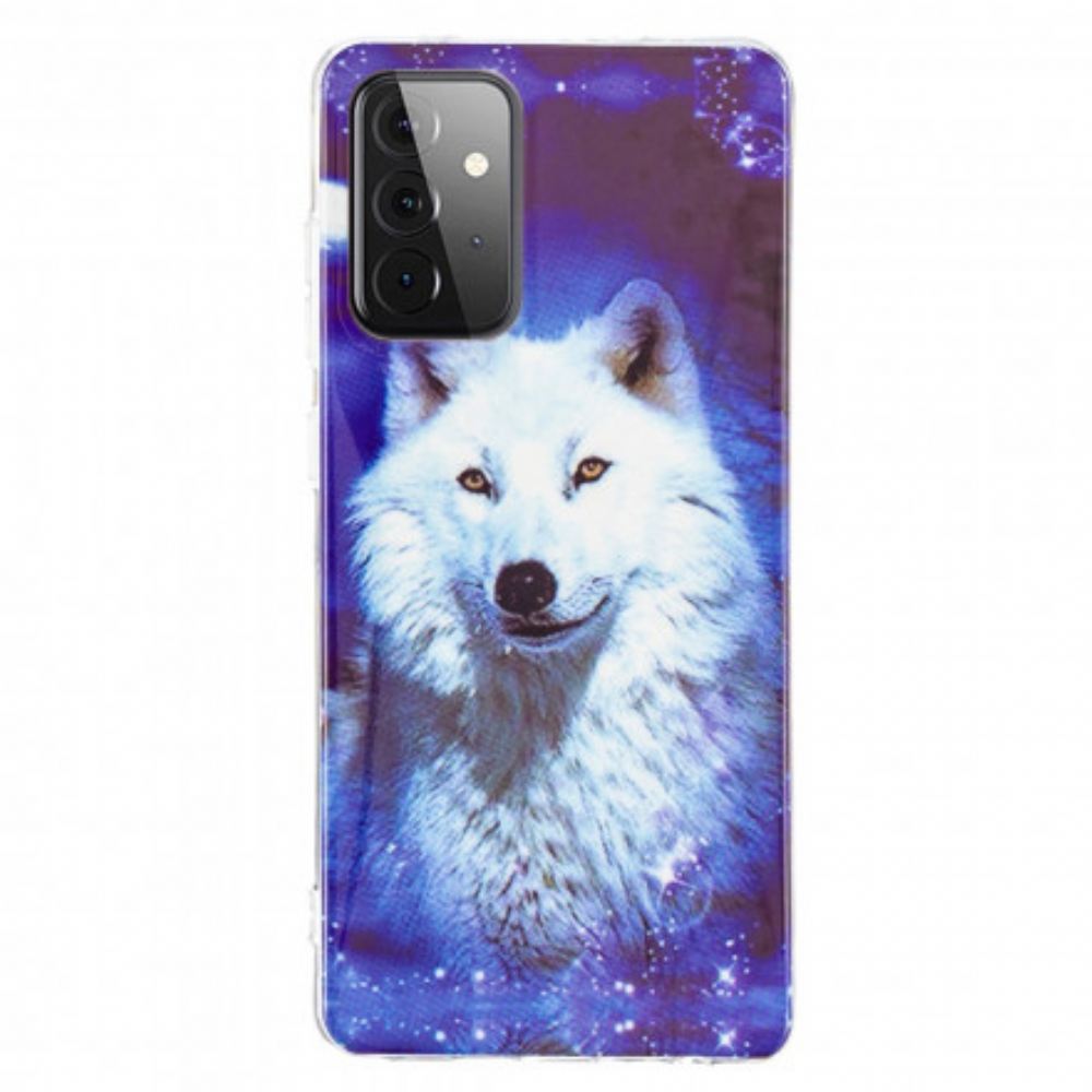 Kryty Na Mobil Na Samsung Galaxy A72 4G / 5G Fluorescenční Řada Wolf