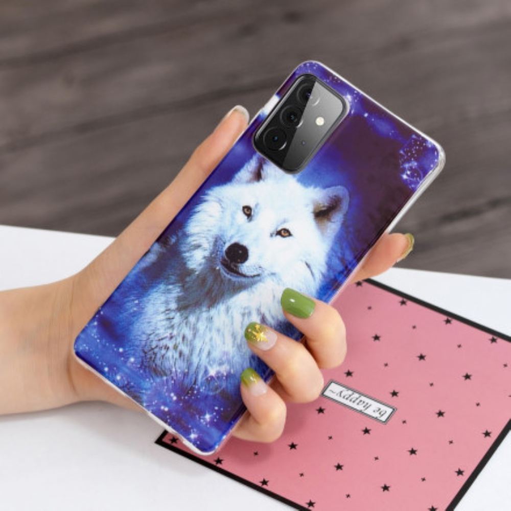 Kryty Na Mobil Na Samsung Galaxy A72 4G / 5G Fluorescenční Řada Wolf