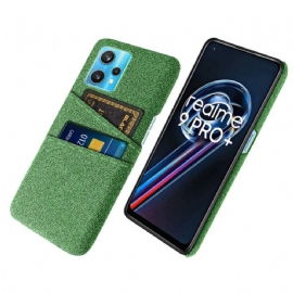 Kryt Na Realme 9 Pro Plus Dvojitý Látkový Držák Karty