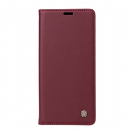 Kožené Pouzdro Folio Na Xiaomi 14 Pro Kožený Styl Yikatu