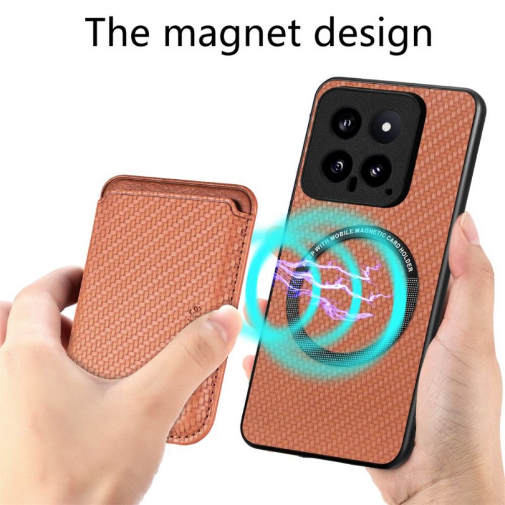 Kryt Xiaomi 14 Pro Magnetický Odnímatelný Držák Karet