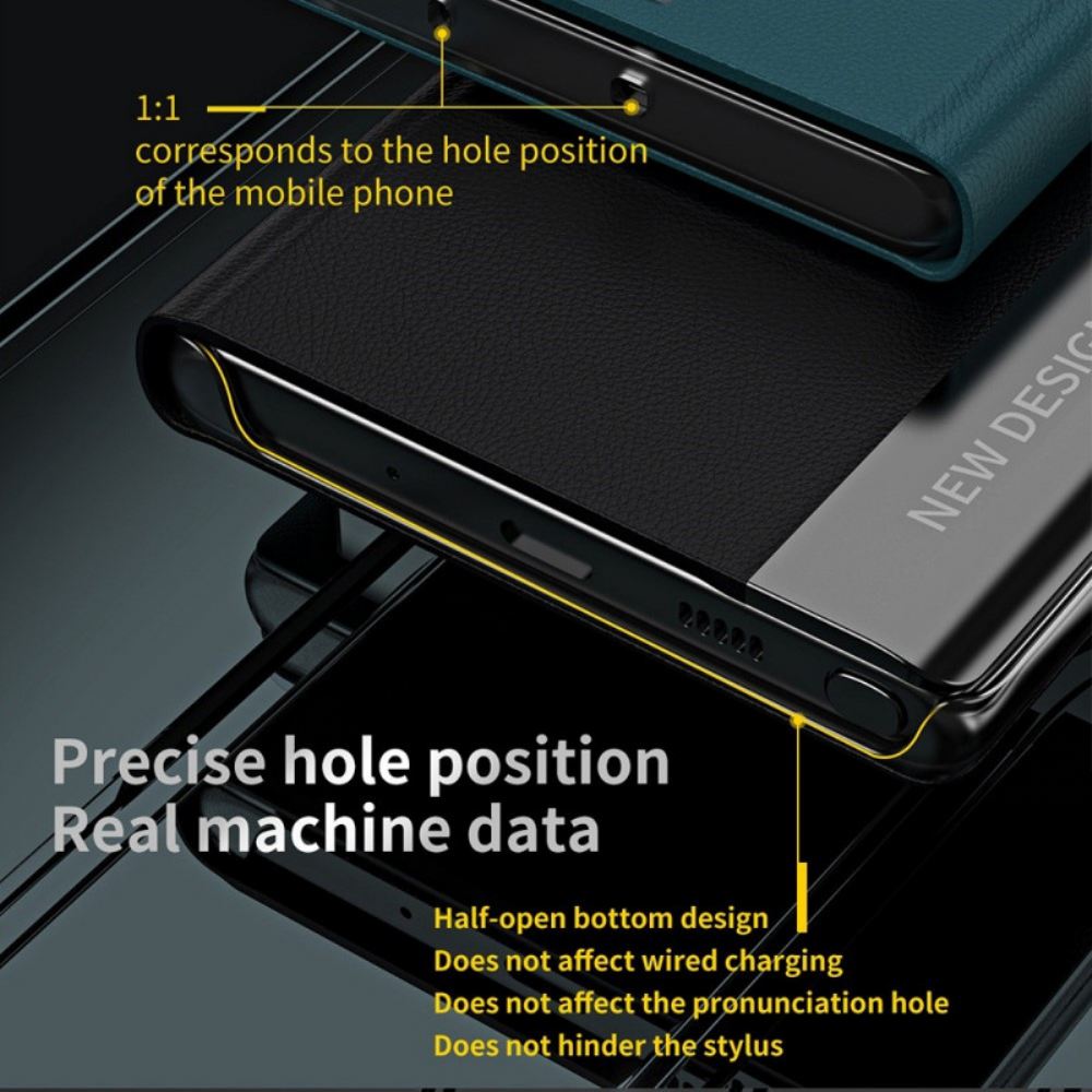 Kryty Na Mobil Na Samsung Galaxy M53 5G Flipové Pouzdro Umělá Kůže Nový Design