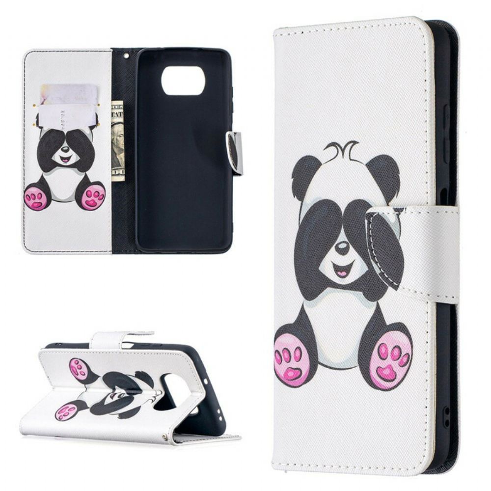 Flipové Pouzdro Na Poco X3 / X3 Pro / X3 NFC Panda Zábava