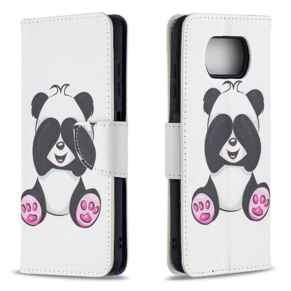 Flipové Pouzdro Na Poco X3 / X3 Pro / X3 NFC Panda Zábava