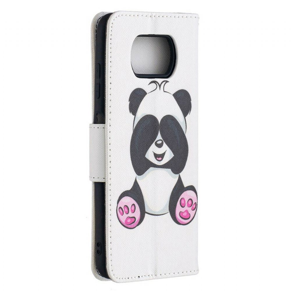 Flipové Pouzdro Na Poco X3 / X3 Pro / X3 NFC Panda Zábava