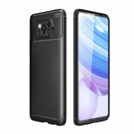 Kryt Na Poco X3 / X3 Pro / X3 NFC Flexibilní Textura Uhlíkových Vláken