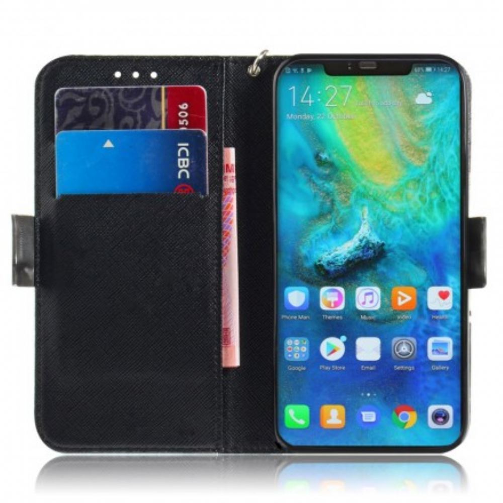 Flipové Pouzdro Na Huawei Mate 20 Pro Na Lana Magistral Strap Manda