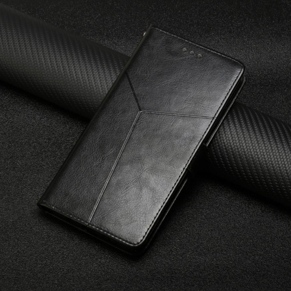 Flipové Pouzdro Na Xiaomi Redmi Note 11 Pro Plus 5G Na Lana Geometrický Kožený Řemínek