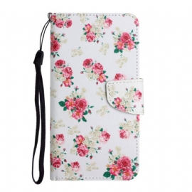 Flipové Pouzdro Na Xiaomi Redmi Note 11 Pro Plus 5G Liberty Royal Flowers