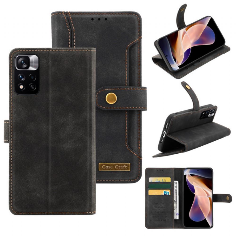 Flipové Pouzdro Na Xiaomi Redmi Note 11 Pro Plus 5G S Popruhem Case Craft