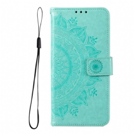 Flipové Pouzdro Na Xiaomi Redmi Note 11 Pro Plus 5G Sluneční Mandala