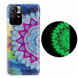 Kryt Na Xiaomi Redmi Note 11 Pro Plus 5G Fluorescenční Barevná Mandala