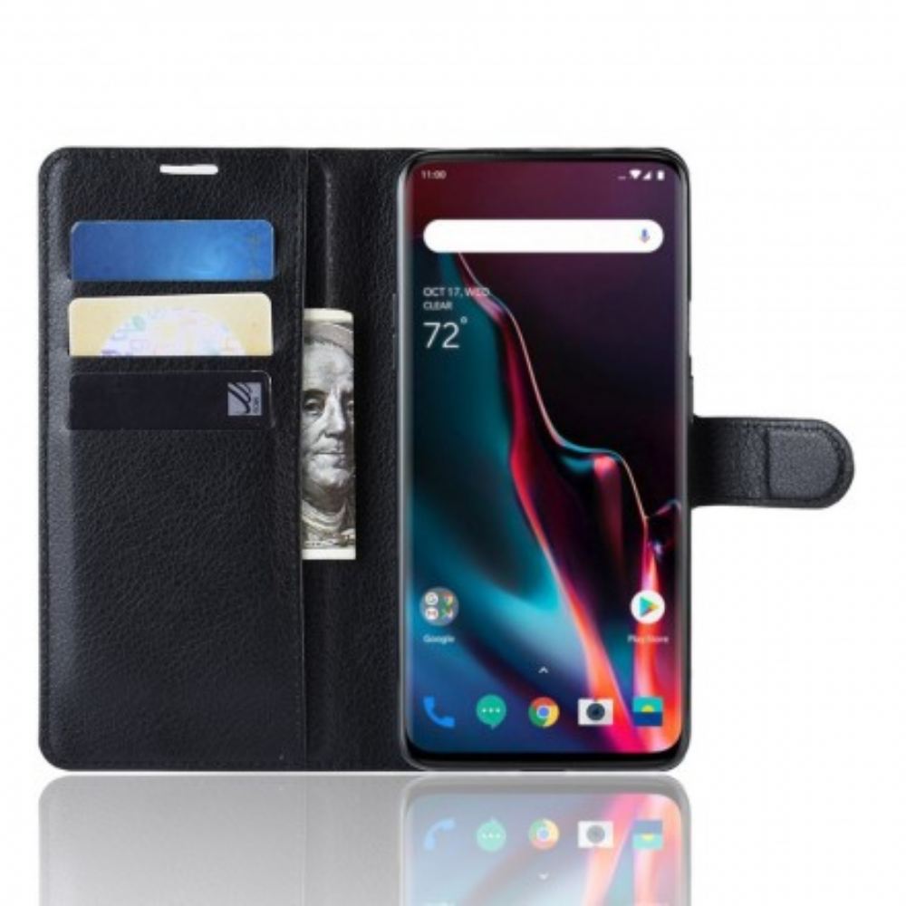 Flipové Pouzdro Na OnePlus 7 Pro Retro Liči