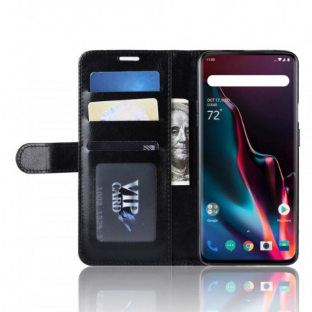 Flipové Pouzdro Na OnePlus 7 Pro Ultra Umělá Kůže