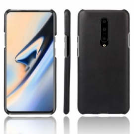 Kryt Na OnePlus 7 Pro Kožený Efekt Ksq