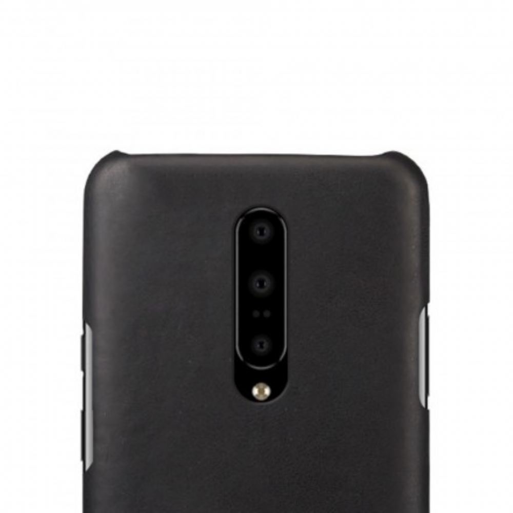 Kryt Na OnePlus 7 Pro Kožený Efekt Ksq