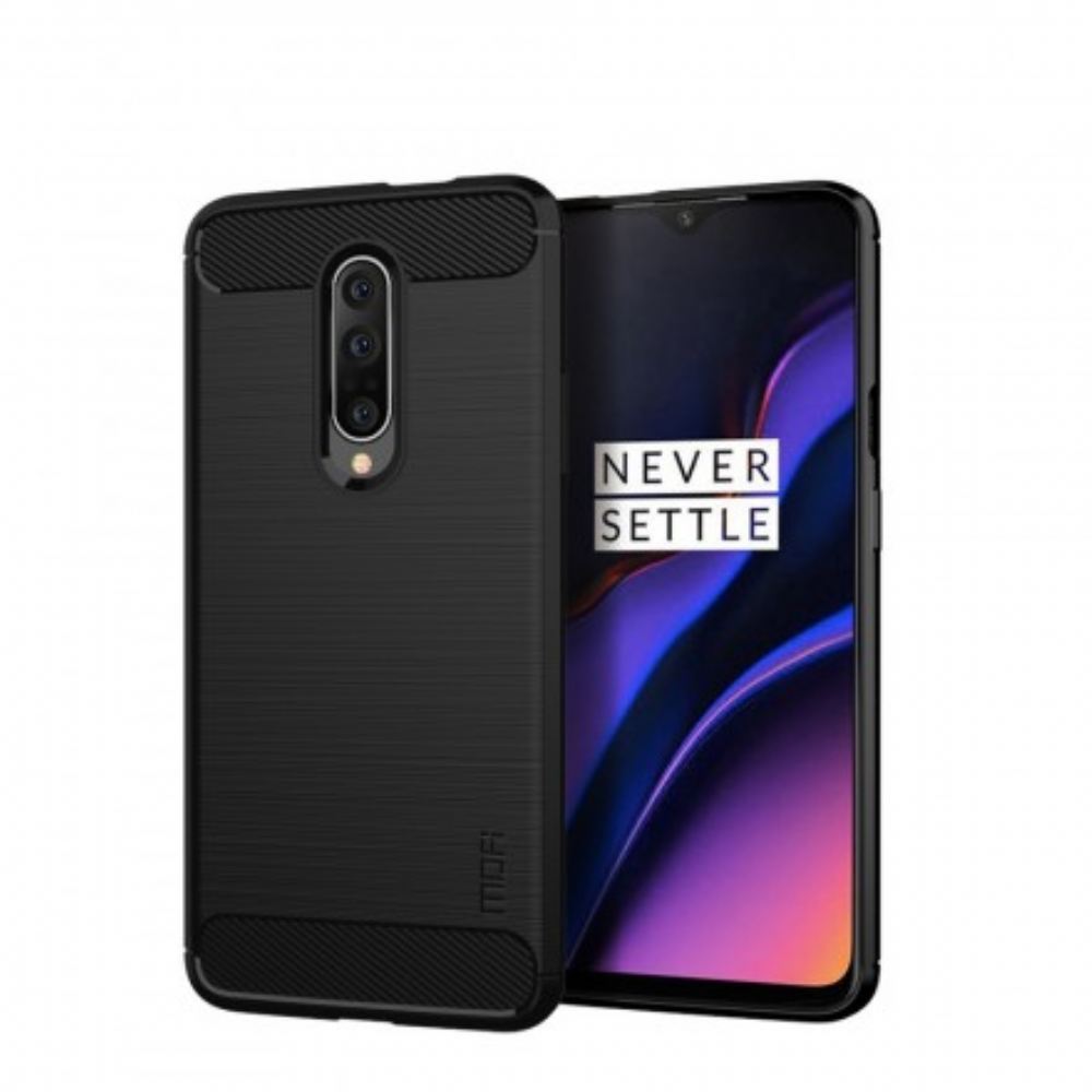 Kryt Na OnePlus 7 Pro Mofi Kartáčované Uhlíkové Vlákno