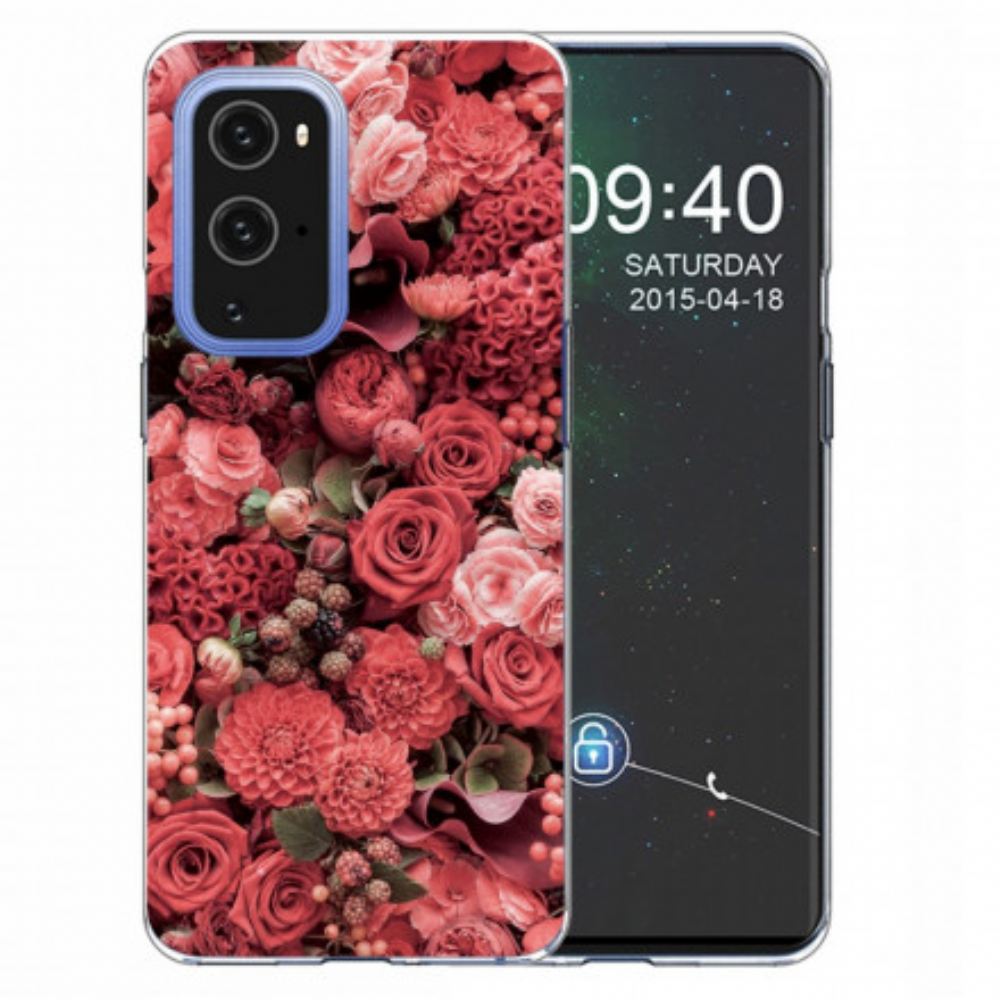 Kryt Na OnePlus 9 Pro Intenzivní Květiny