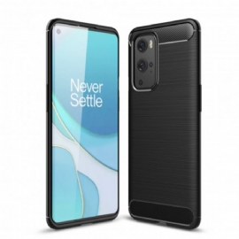 Kryt Na OnePlus 9 Pro Kartáčované Uhlíkové Vlákno