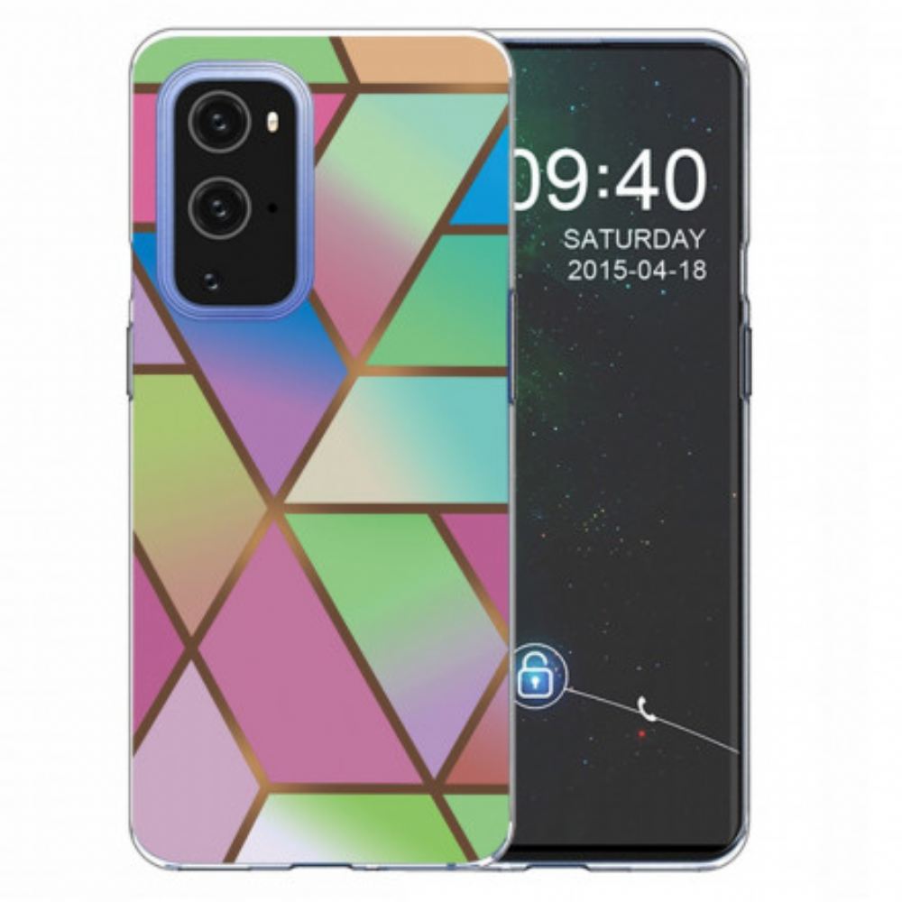 Kryty Na Mobil Na OnePlus 9 Pro Geometrický Mramor