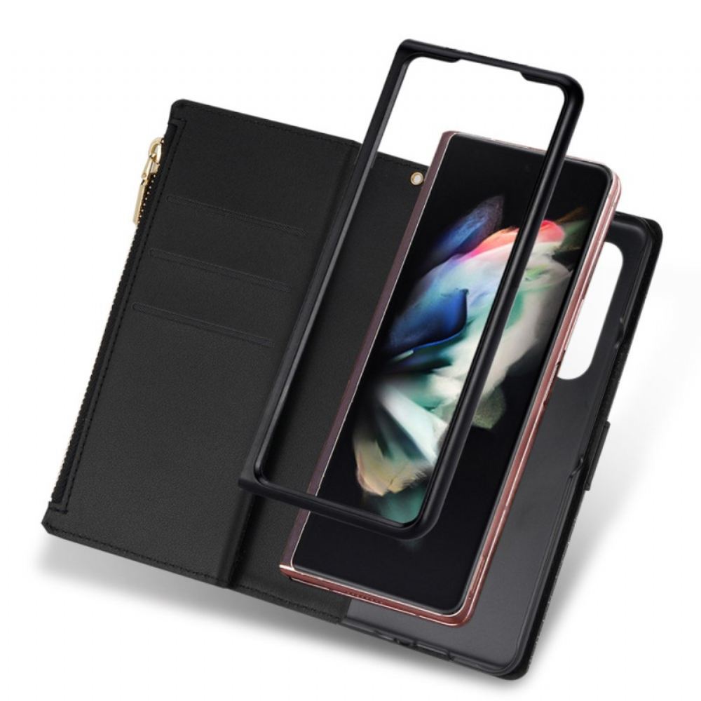 Flipové Pouzdro Na Samsung Galaxy Z Fold 4 Ultra Flitr S Páskem