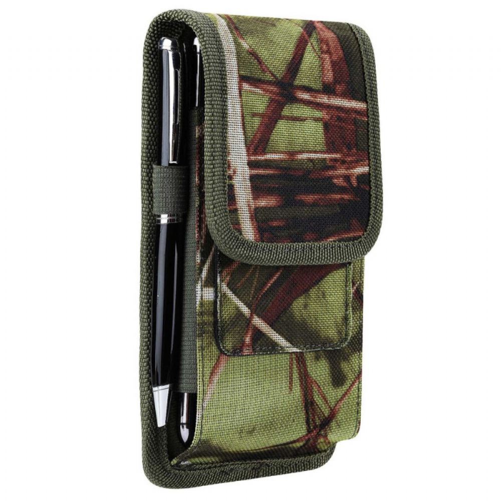 Kožené Pouzdro Folio Na Samsung Galaxy Z Fold 4 Camo Textilie