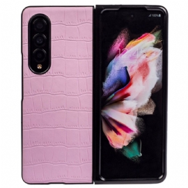 Kryt Na Samsung Galaxy Z Fold 4 Reliéfní Krokodýl