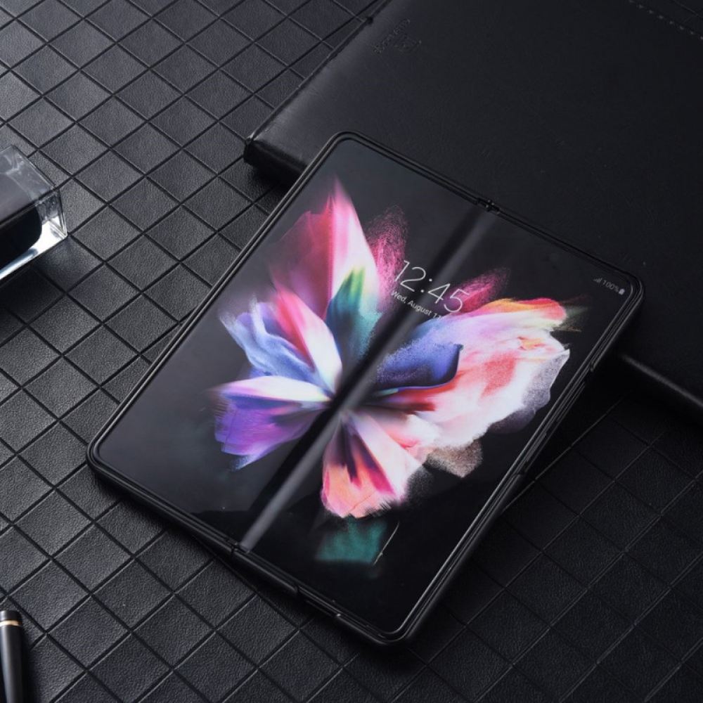 Kryty Na Mobil Na Samsung Galaxy Z Fold 4 Textura Umělé Kůže Z Nylonu