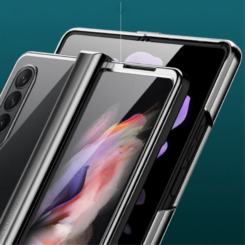 Kryty Na Mobil Na Samsung Galaxy Z Fold 4 Čirý Kovový Závěs