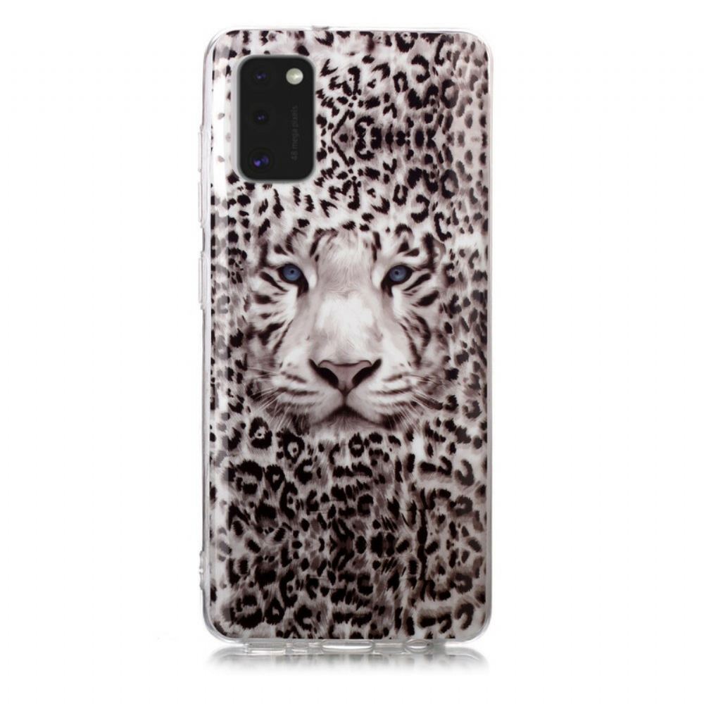 Kryty Na Mobil Na Samsung Galaxy A41 Fluorescenční Leopard