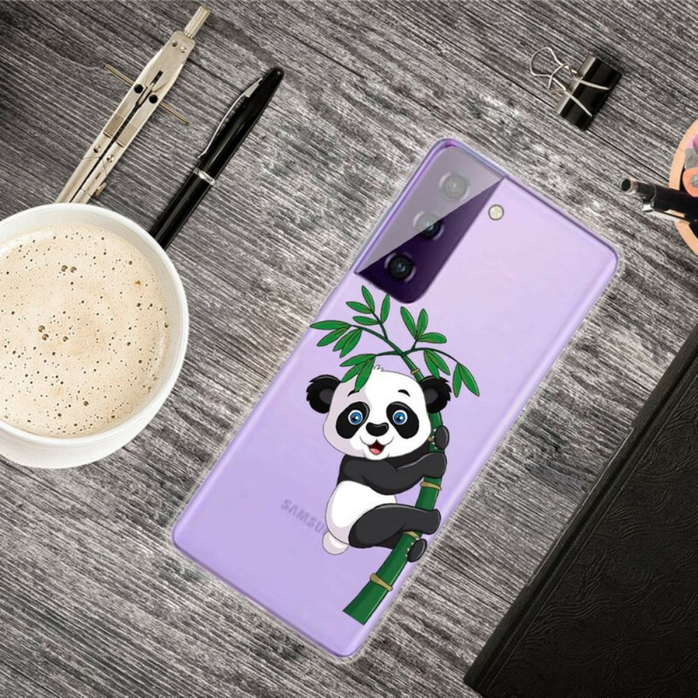 Kryt Na Samsung Galaxy S21 5G Panda Na Bambusu