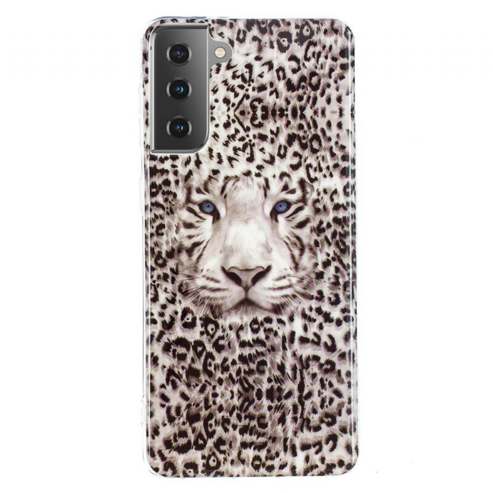 Kryty Na Mobil Na Samsung Galaxy S21 5G Fluorescenční Leopard