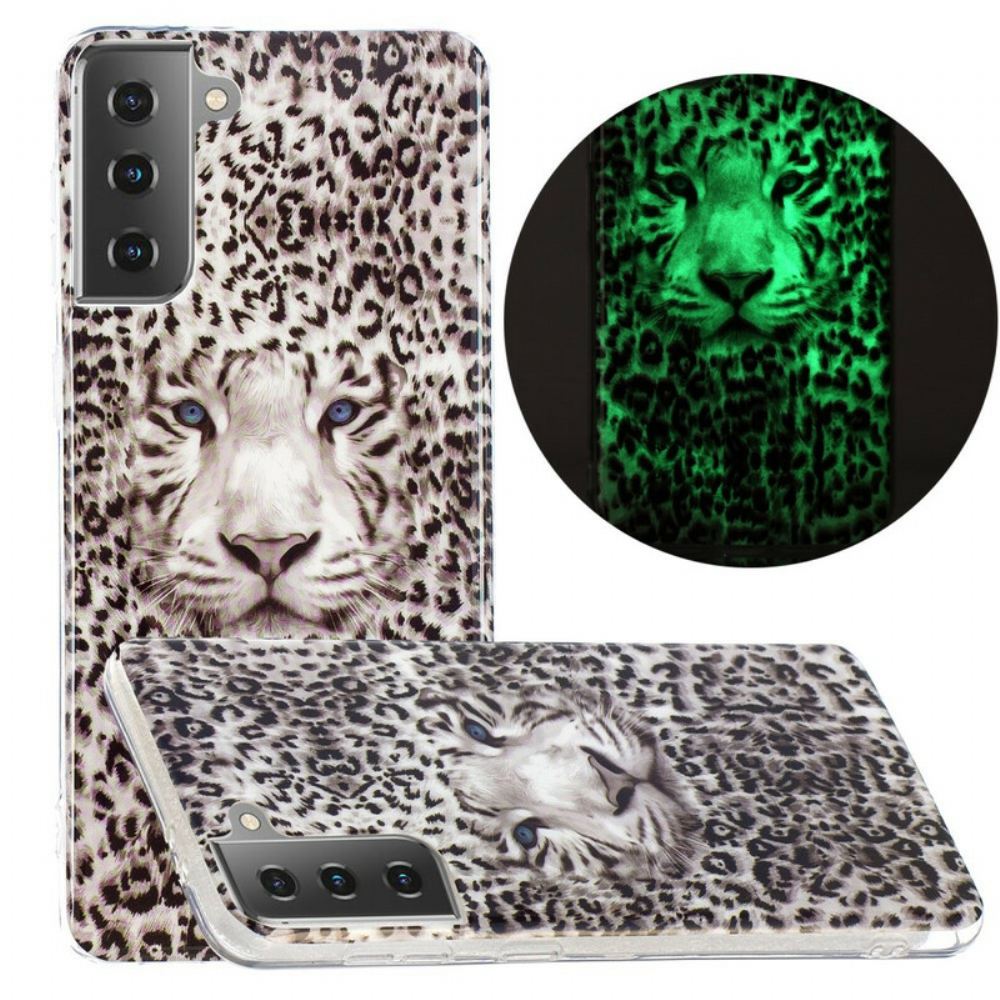 Kryty Na Mobil Na Samsung Galaxy S21 5G Fluorescenční Leopard