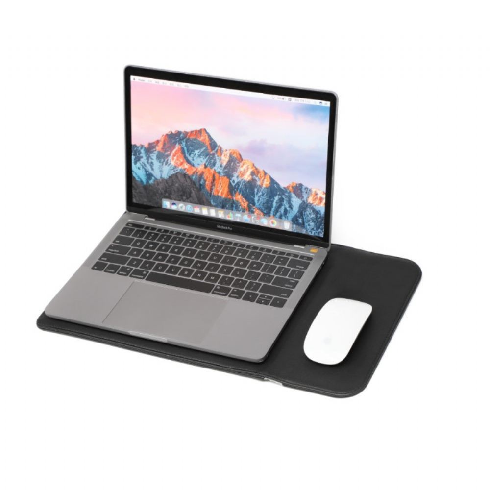 Kožené Pouzdro Folio Na MacBook Pro 14" (2021) Klasická Magnetická Spona