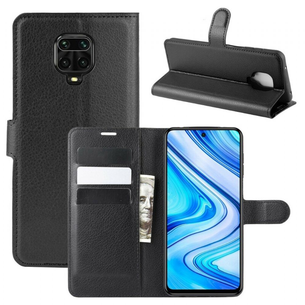 Flipové Pouzdro Na Xiaomi Redmi Note 9S / Note 9 Pro Klasická Umělá Kůže