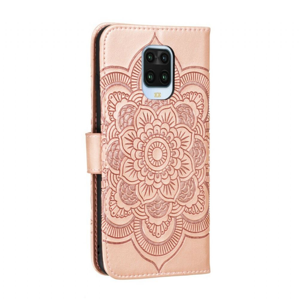 Kožené Pouzdro Na Xiaomi Redmi Note 9S / Note 9 Pro Celá Mandala