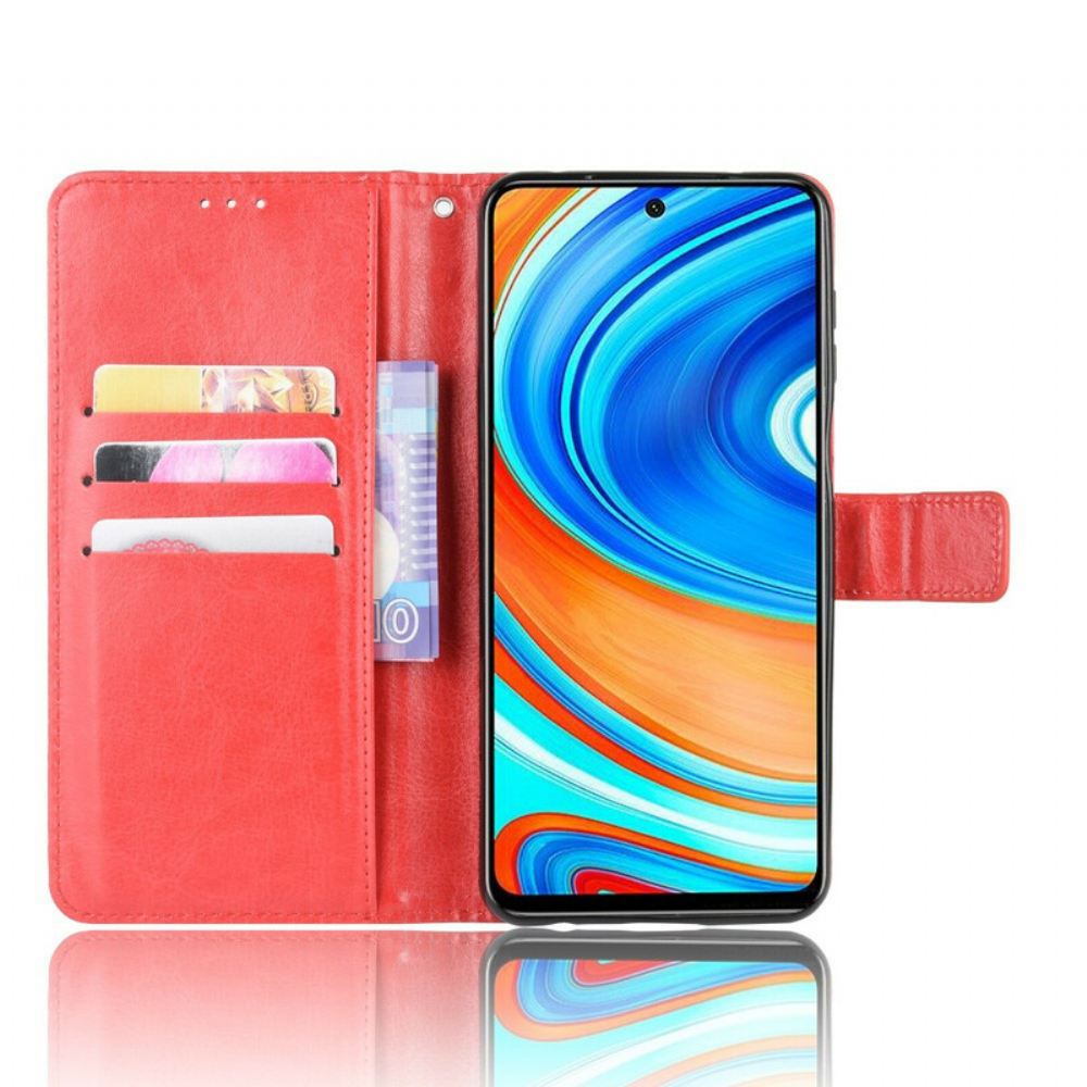 Kožené Pouzdro Na Xiaomi Redmi Note 9S / Note 9 Pro Okázalá Umělá Kůže