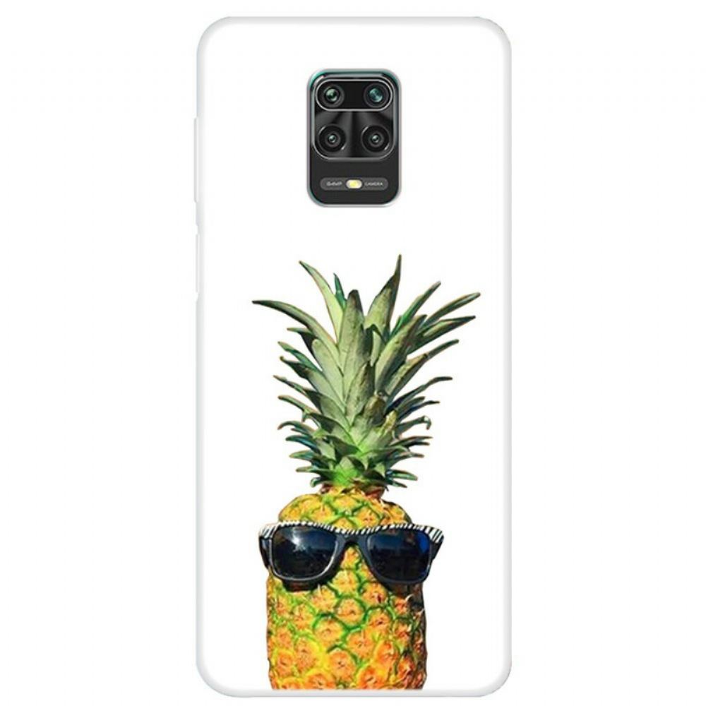 Kryt Na Xiaomi Redmi Note 9S / Note 9 Pro Brýlený Ananas