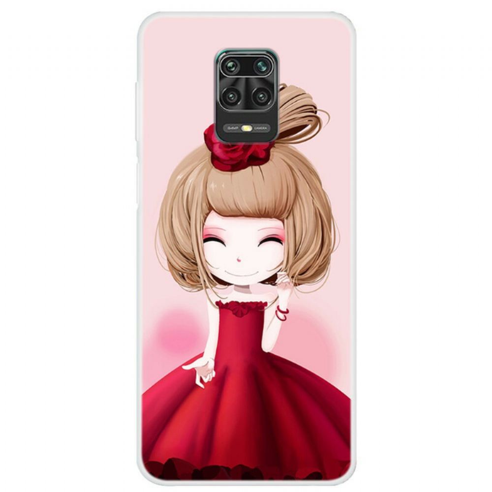 Kryty Na Mobil Na Xiaomi Redmi Note 9S / Note 9 Pro Manga Lady