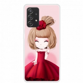 Kryt Na Samsung Galaxy A52 4G / A52 5G / A52s 5G Manga Lady