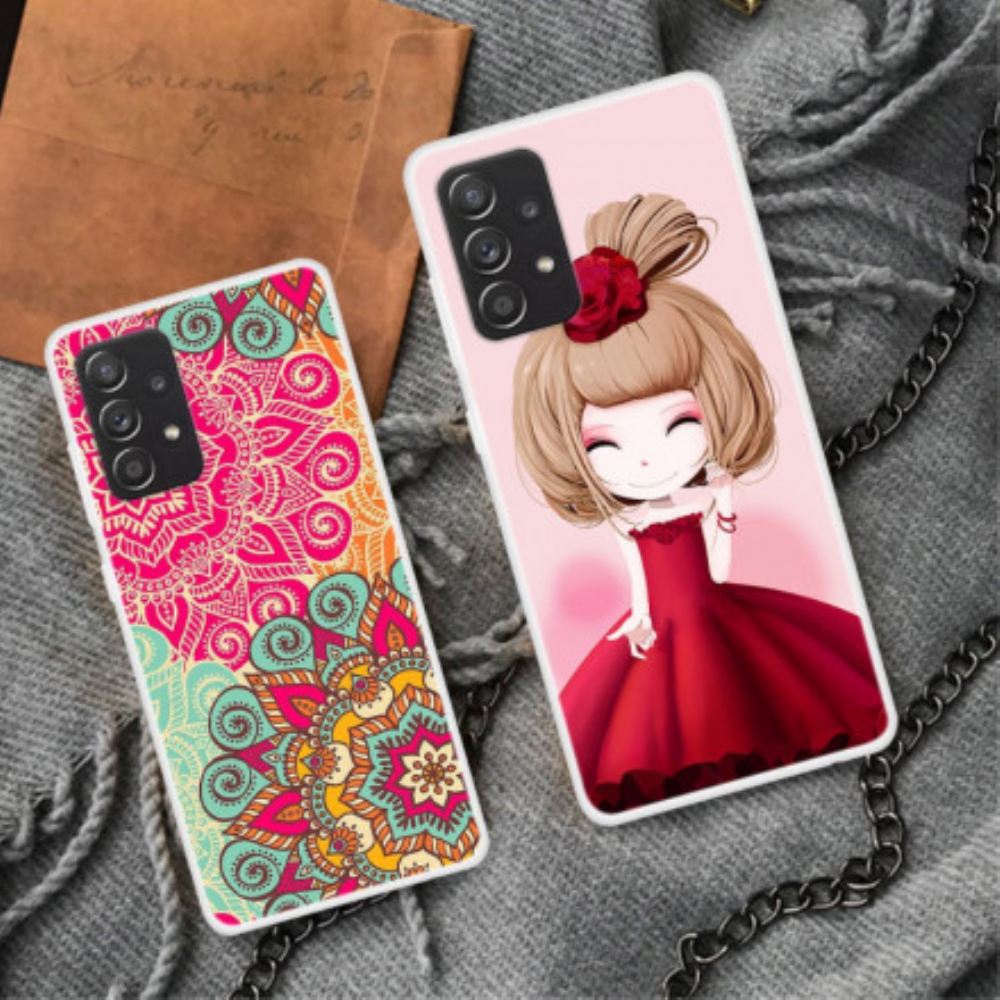 Kryt Na Samsung Galaxy A52 4G / A52 5G / A52s 5G Manga Lady