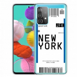 Kryt Na Samsung Galaxy A52 4G / A52 5G / A52s 5G Palubní Vstupenka Do New Yorku