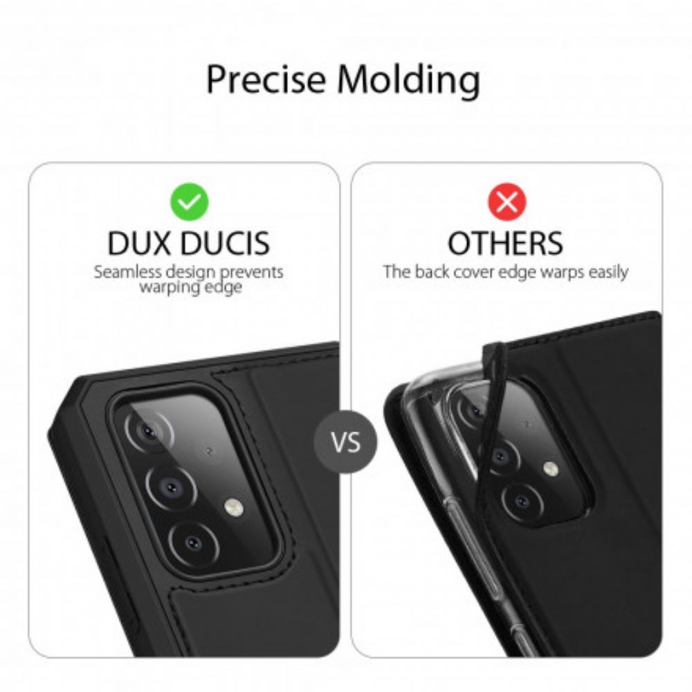 Kryty Na Mobil Na Samsung Galaxy A52 4G / A52 5G / A52s 5G Flipové Pouzdro Skin X Series Dux Ducis